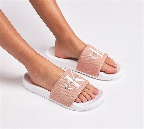 calvin klein sliders women.